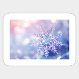 Snow Flake Nature Serene Tranquil Peace Sticker
